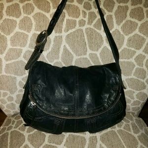 Navy Lucky Shoulder Bag